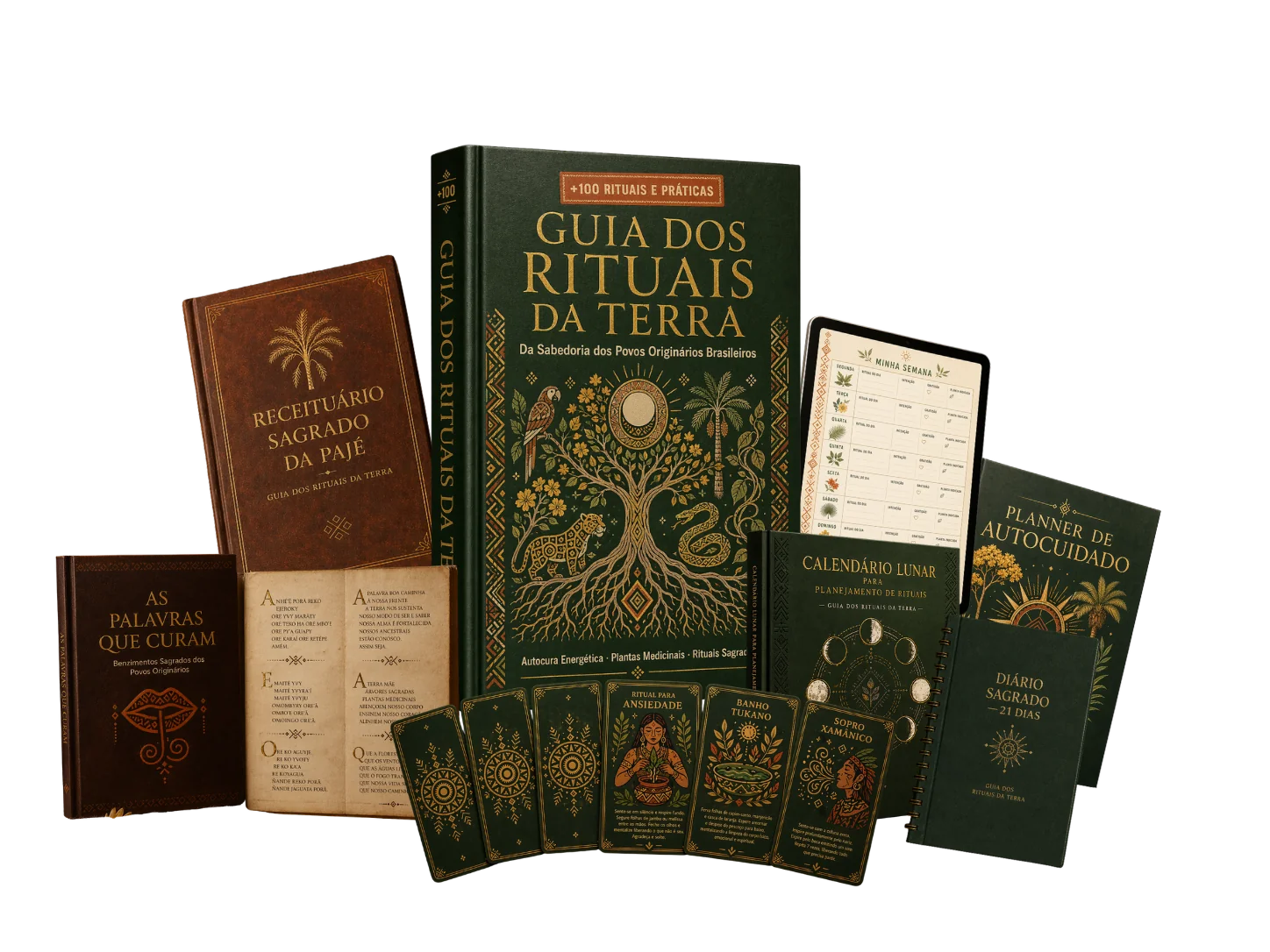 Guia dos Rituais da Terra — kit completo com bônus