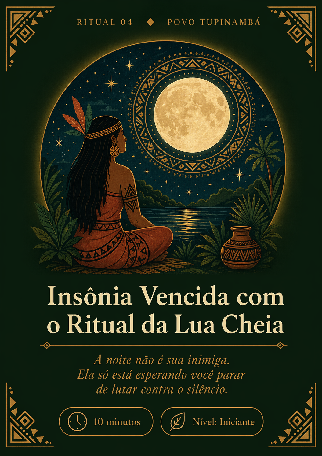 Ritual 04 — Insônia Vencida com o Ritual da Lua Cheia
