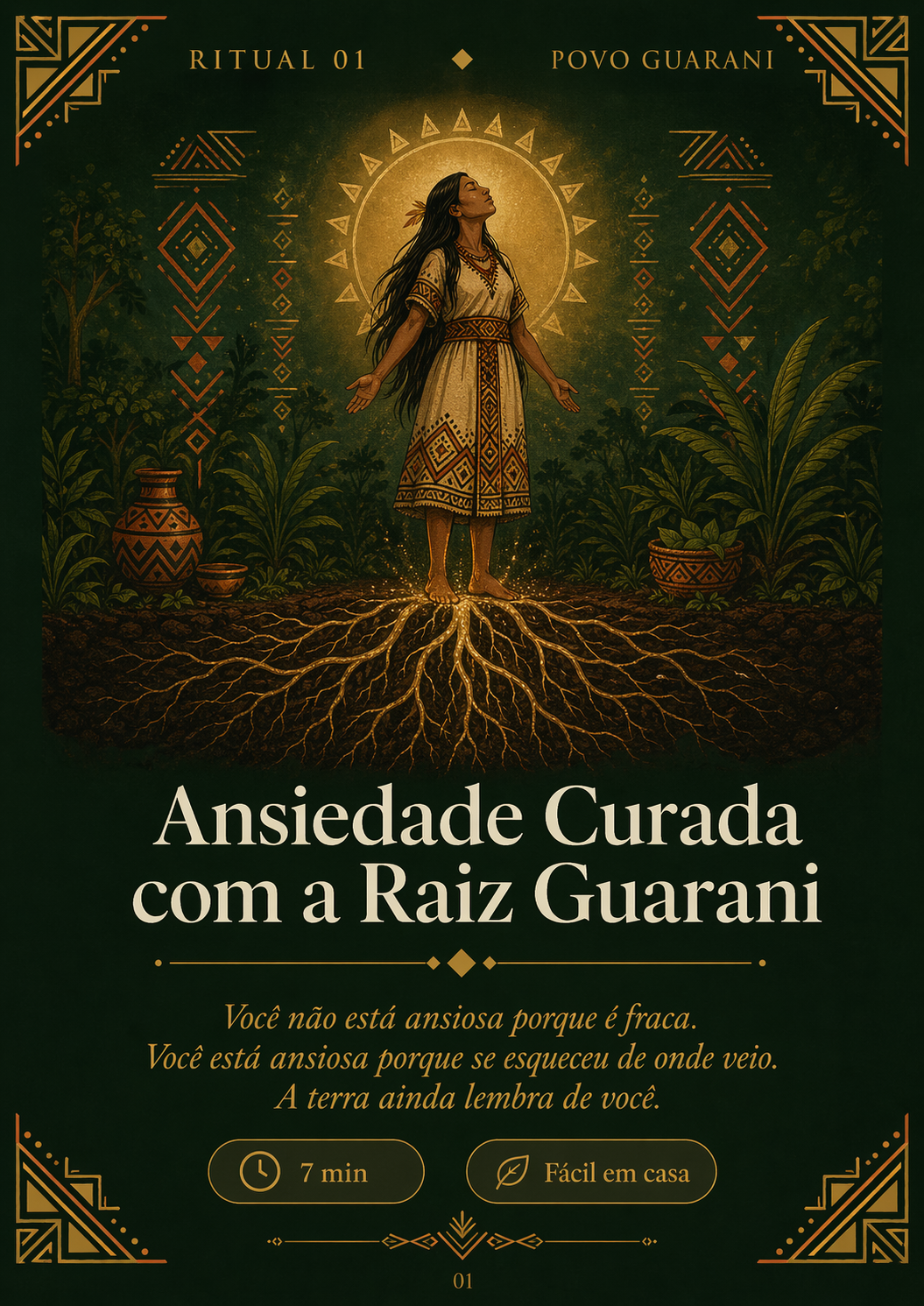 Ritual 01 — Ansiedade Curada com a Raiz Guarani